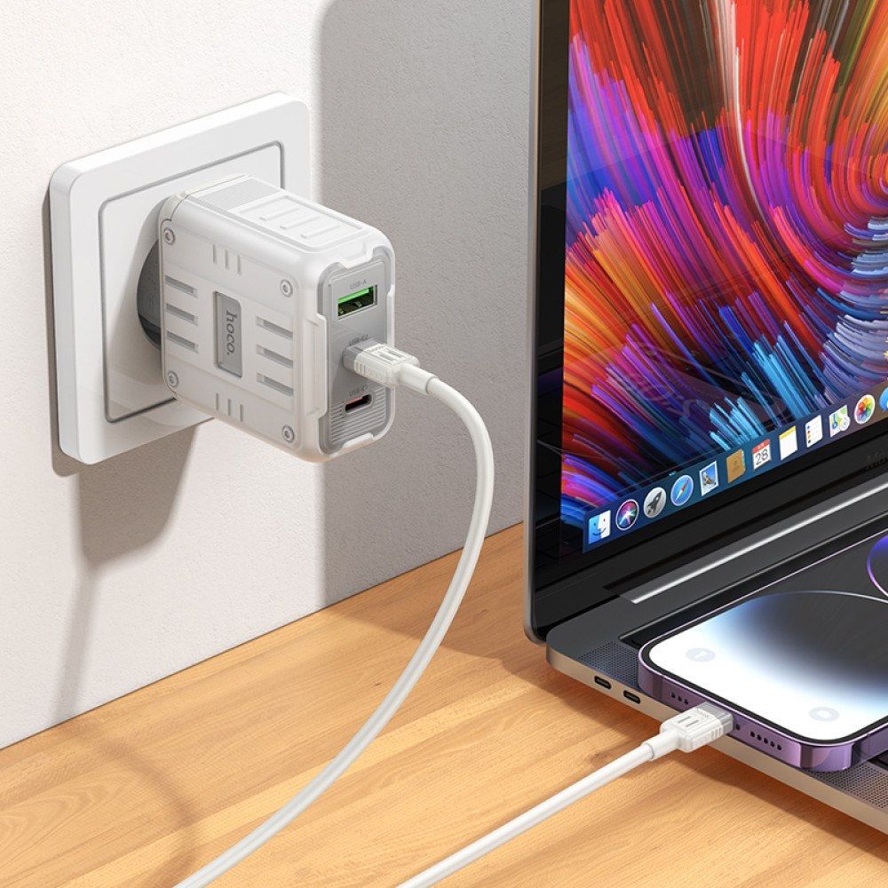 Зарядний Пристрій Hoco C139A / 65W / 1USB-A + 2USB-C