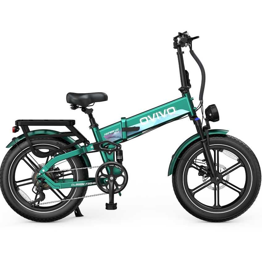 Rower elektryczny Ovivo Hyper V2 Pro - fatbike, składak, duży zasięg