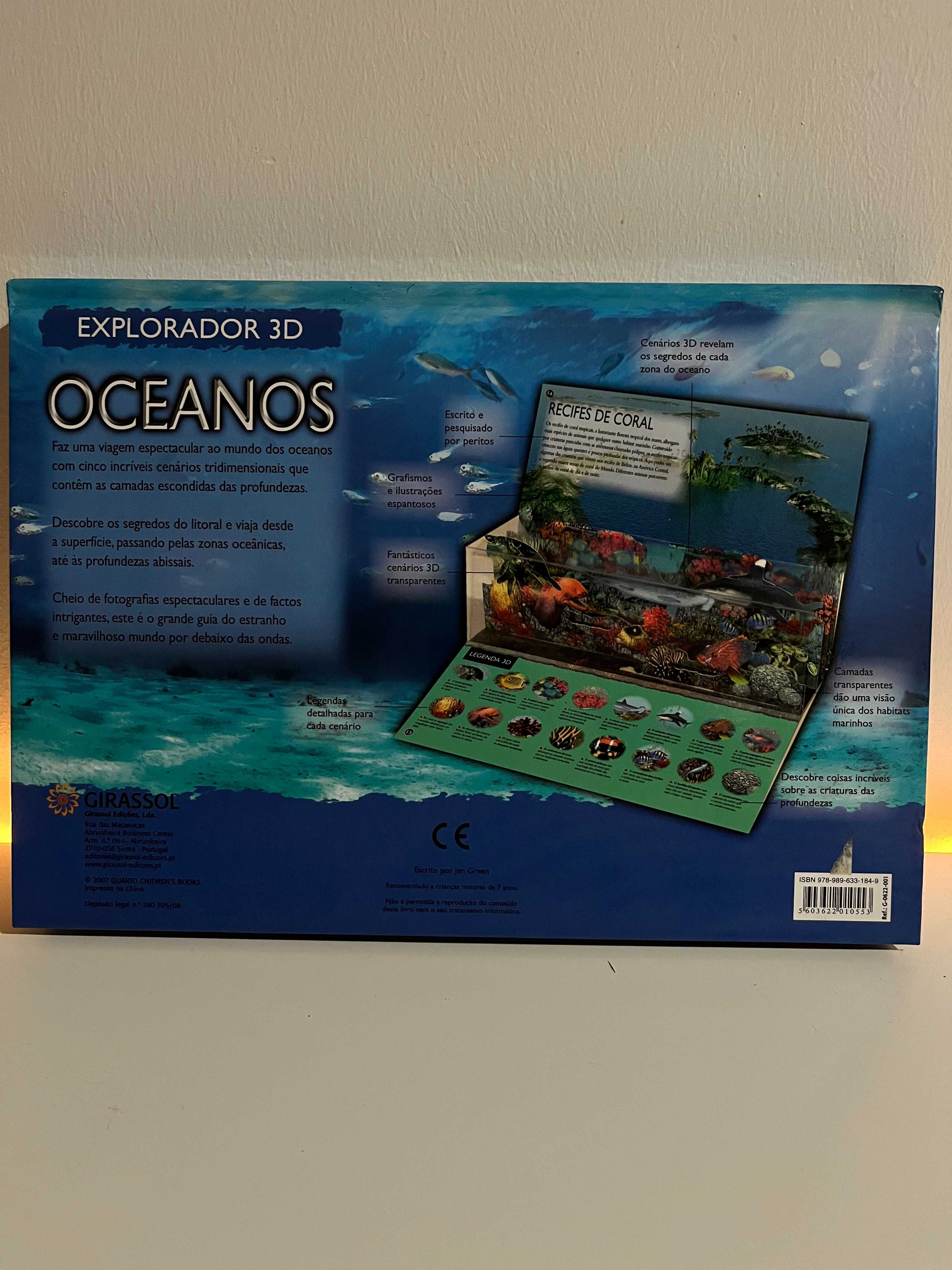 Livro Explorador 3D - Oceanos