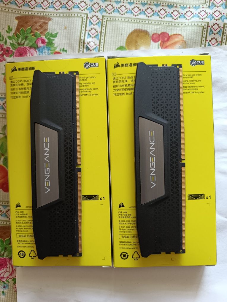 Оперативна пам'ять Corsair Vengeance DDR5, 6000MHz, 32 gb (2x16), нова