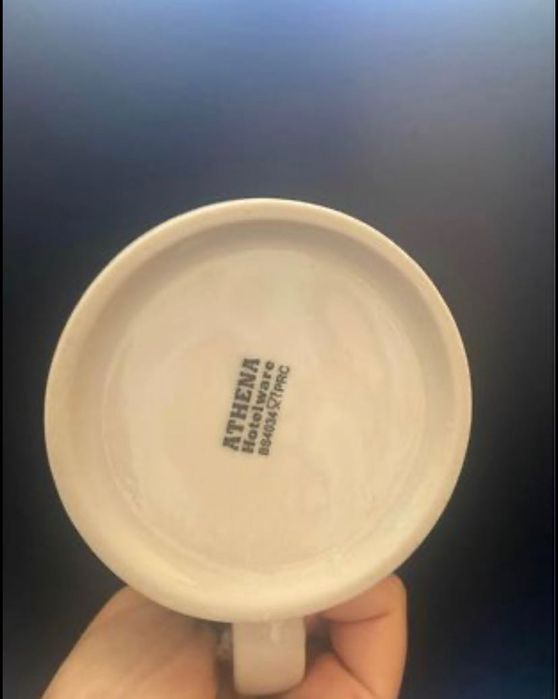 Canecas brancas de porcelana - NOVAS!