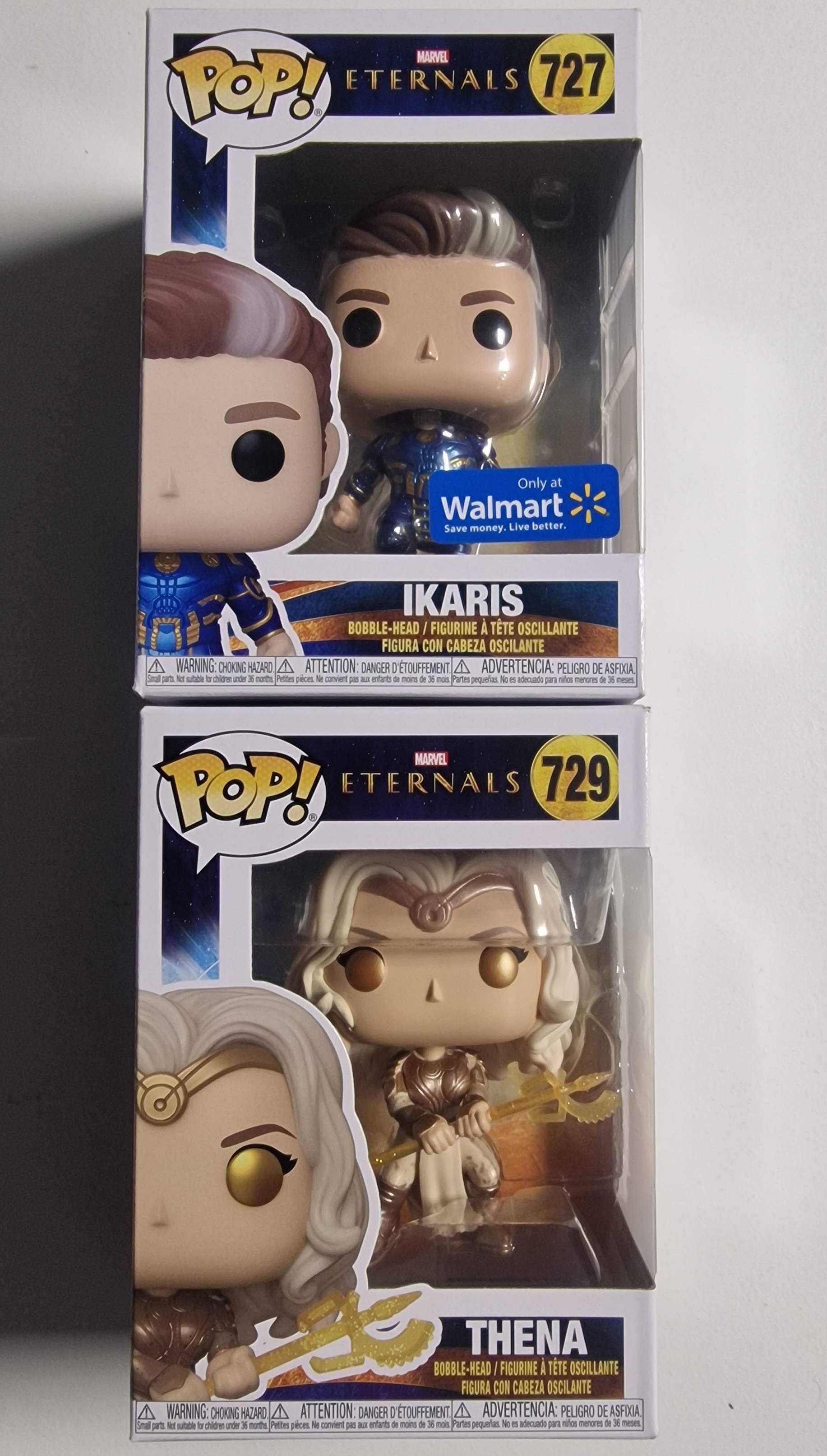 Funko pop 729 Thena i 727 Ikaris - Eternals