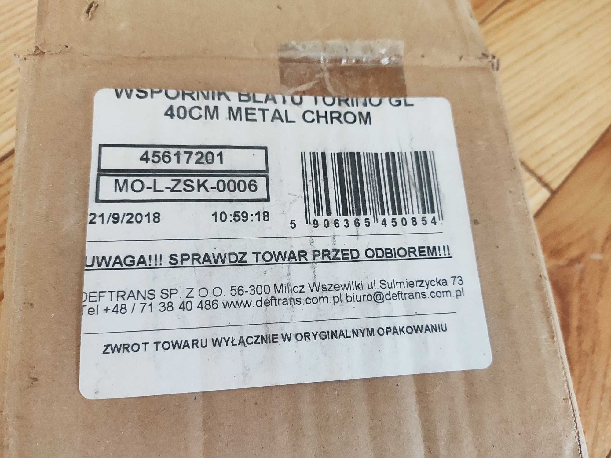 Torino chrom wieszak na ręcznik łazienkowy