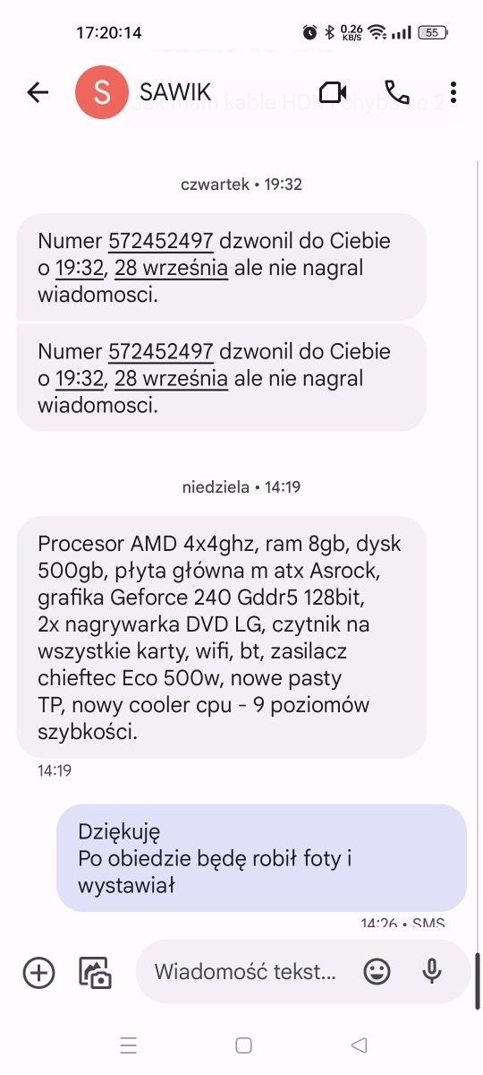 PC z monitorem22.głośnikami,myszką,kamerką