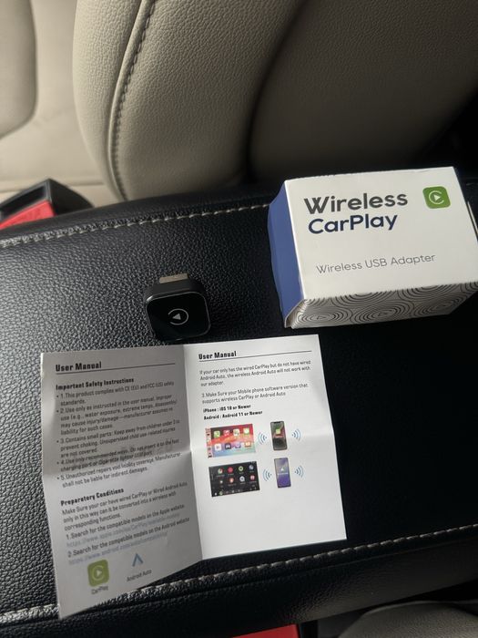 Carplay android auto usb адаптер беспроводной
