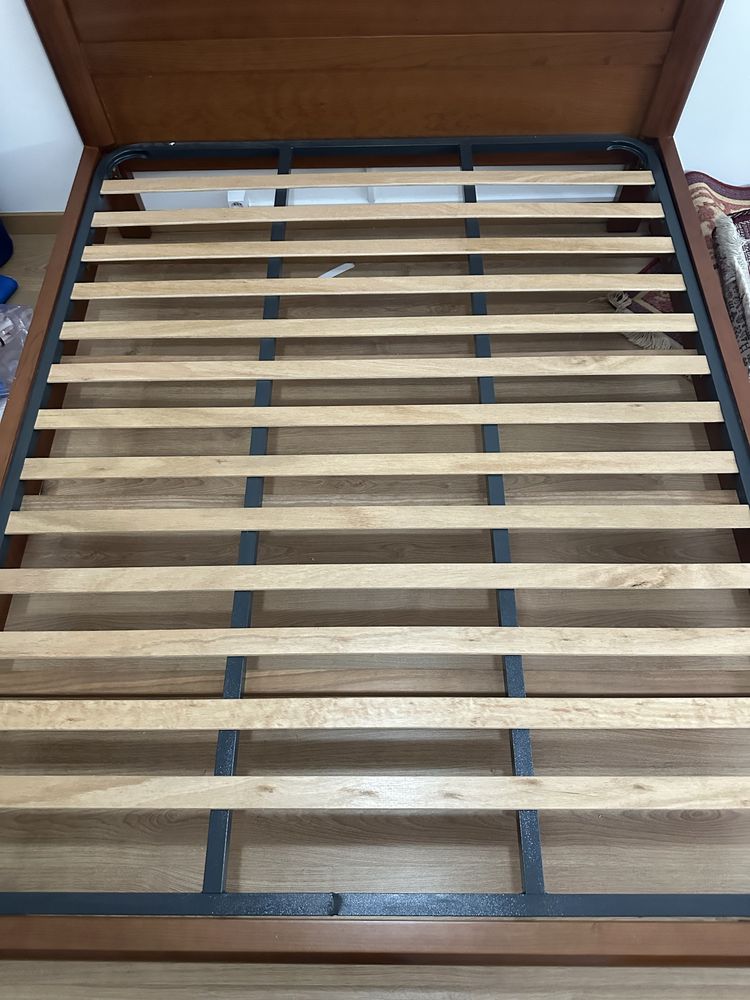 Cama de casal madeira maciça 160cm