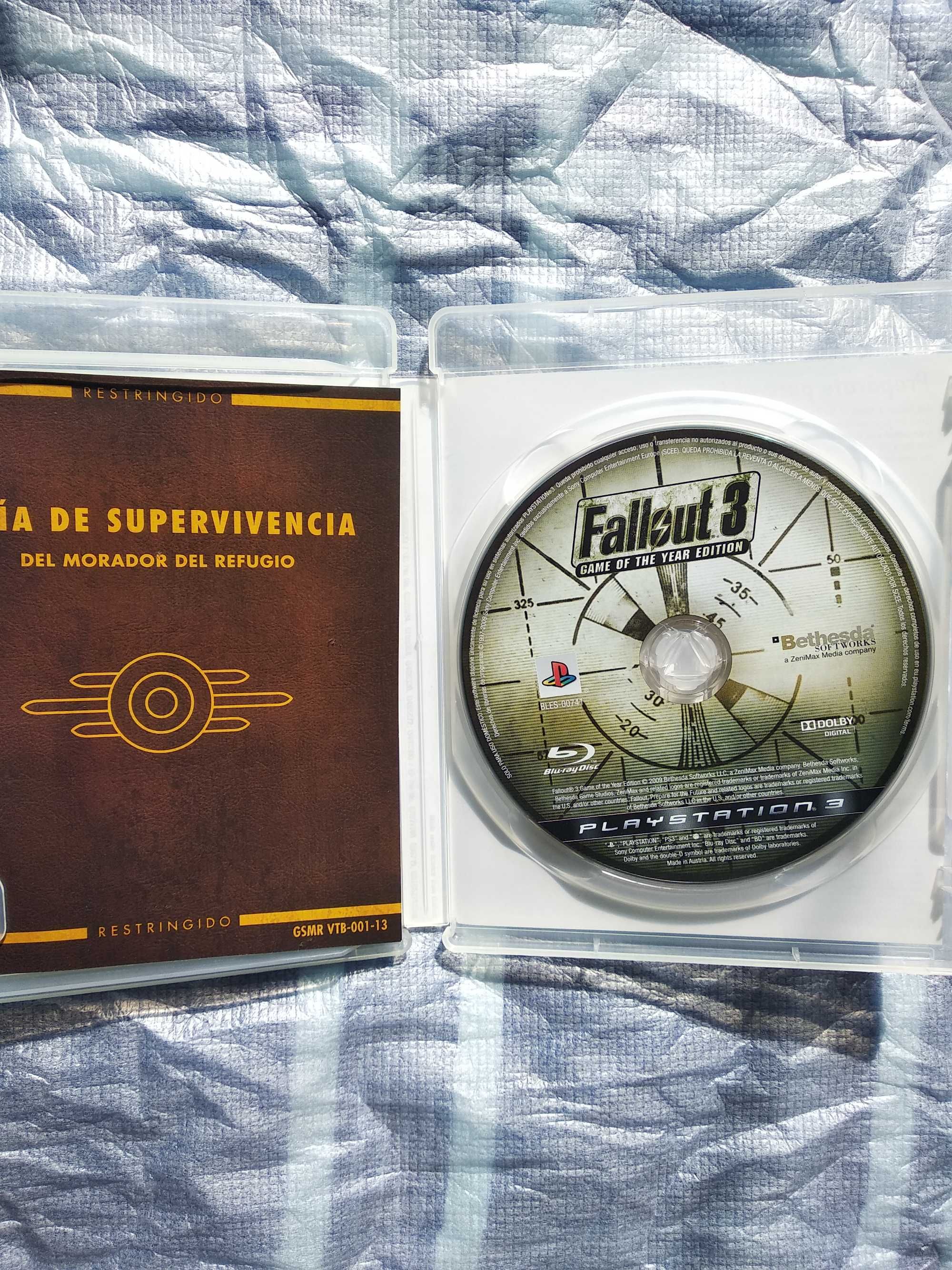 Fallout 3 Game of the Year Edition PS3 + Guia oficial do jogo