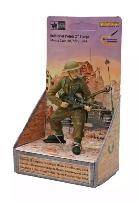 Figurka - Żołnierz II Korpusu Polskiego. Tisso Toys