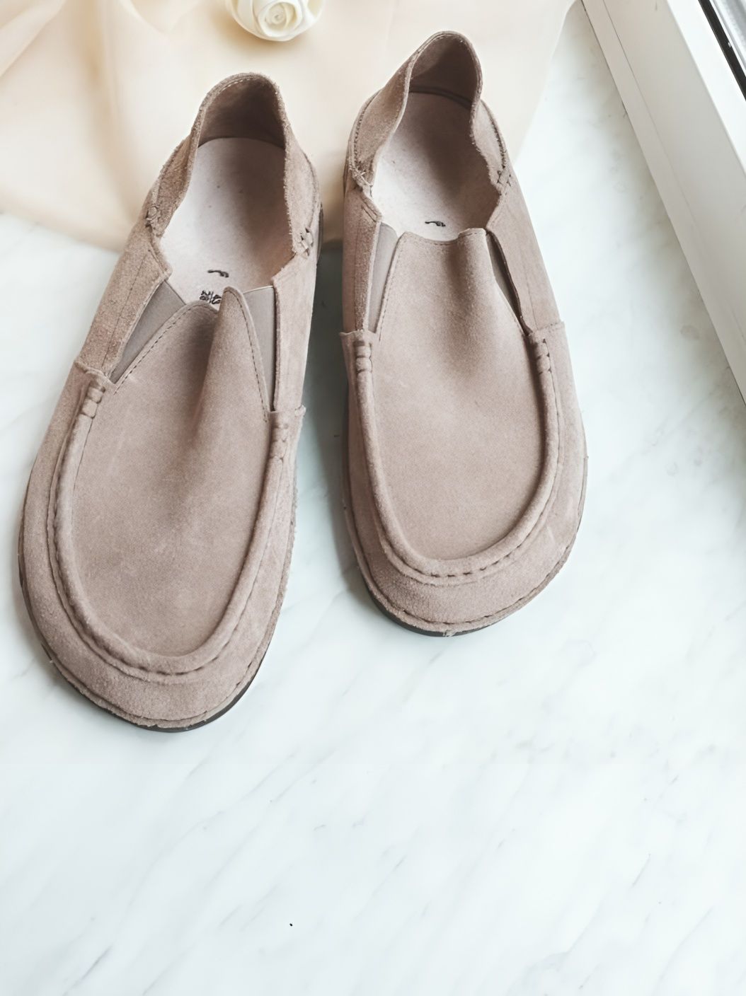 BIRKENSTOCK DUMA 43/28 замшеві туфлі лофери мокасини мюлі