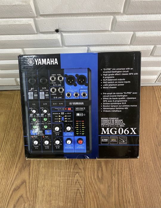 Мікшерний пульт YAMAHA MG06X