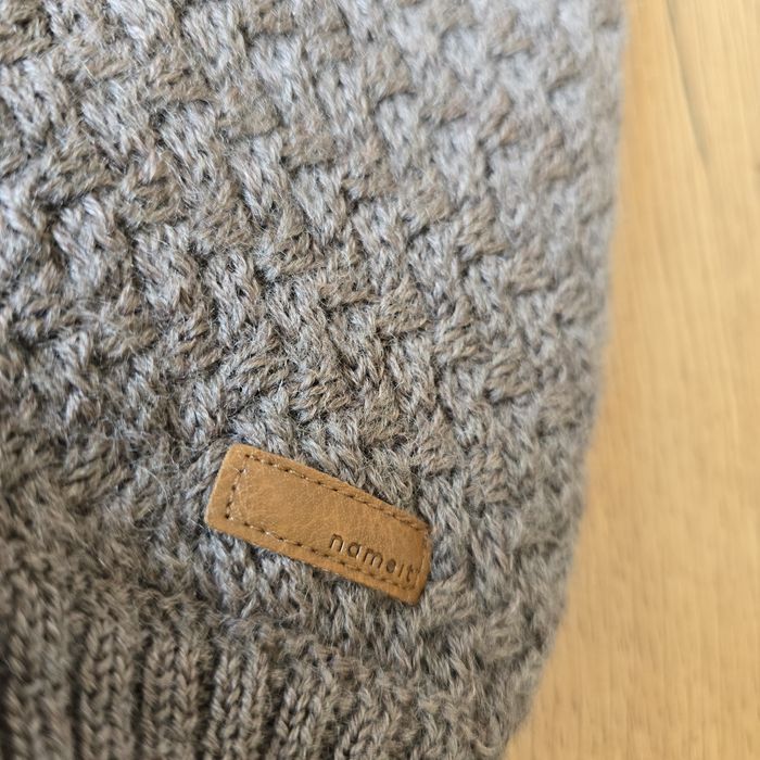 Krótkie spodenki Name it 68 wełna merino wool szelki 80 86 sesja