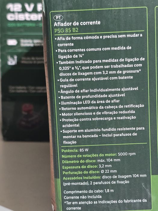 Afiador correntes parkside