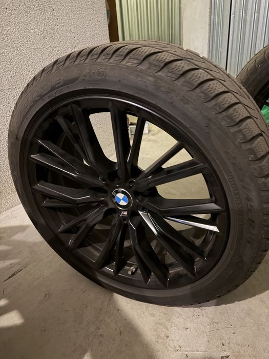 Koła zimowe plus czujniki BMW styling 796M Pirelli SottoZero run flat