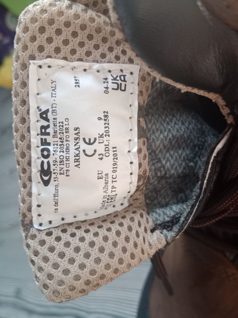 Buty robocze z podnoskiem Cofra 43