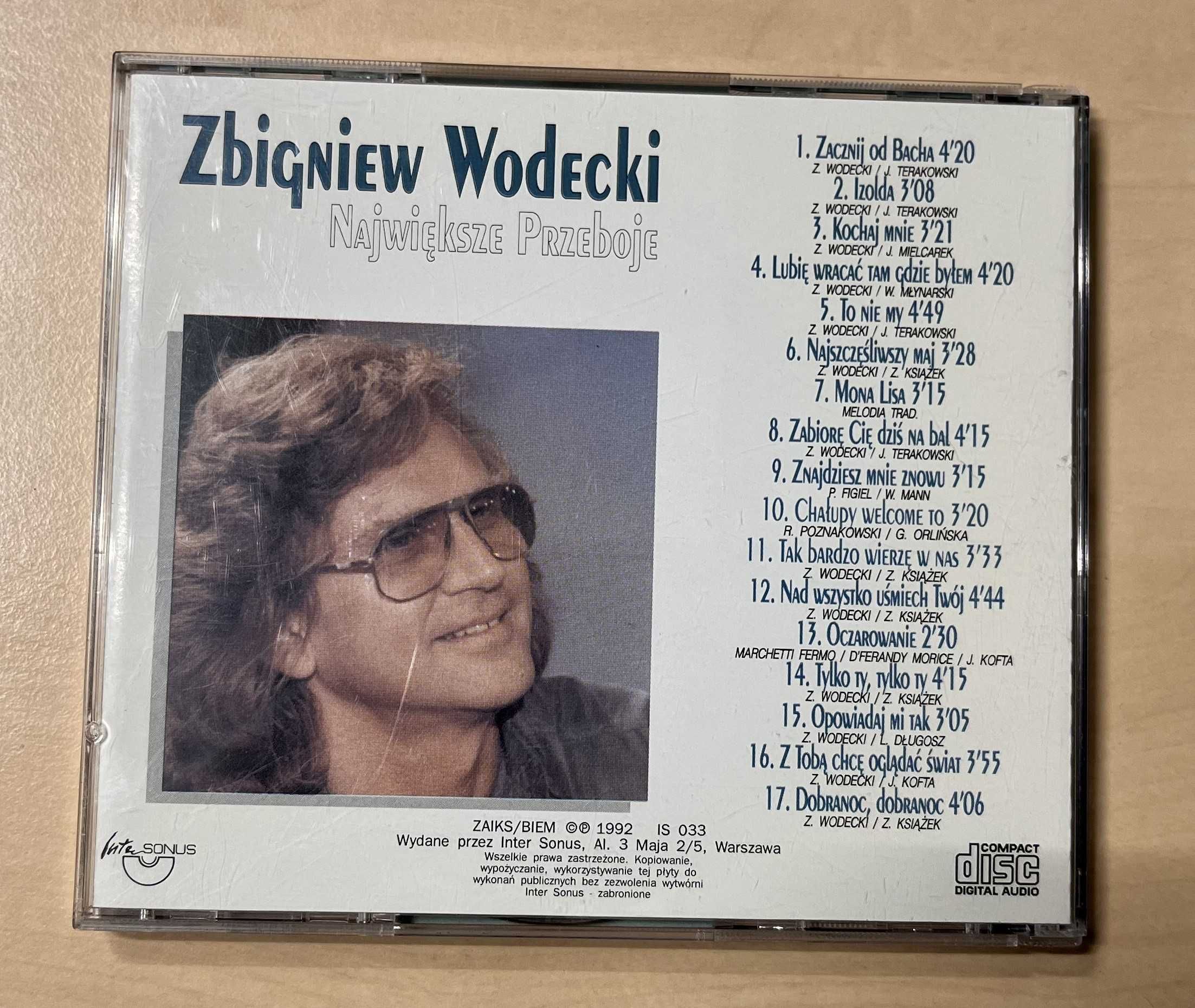 ZBIGNIEW WODECKI - Największe Przeboje 1.wyd.1992r