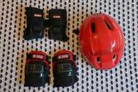 Kit de protecções para skate bicicleta ou patins marca Number One