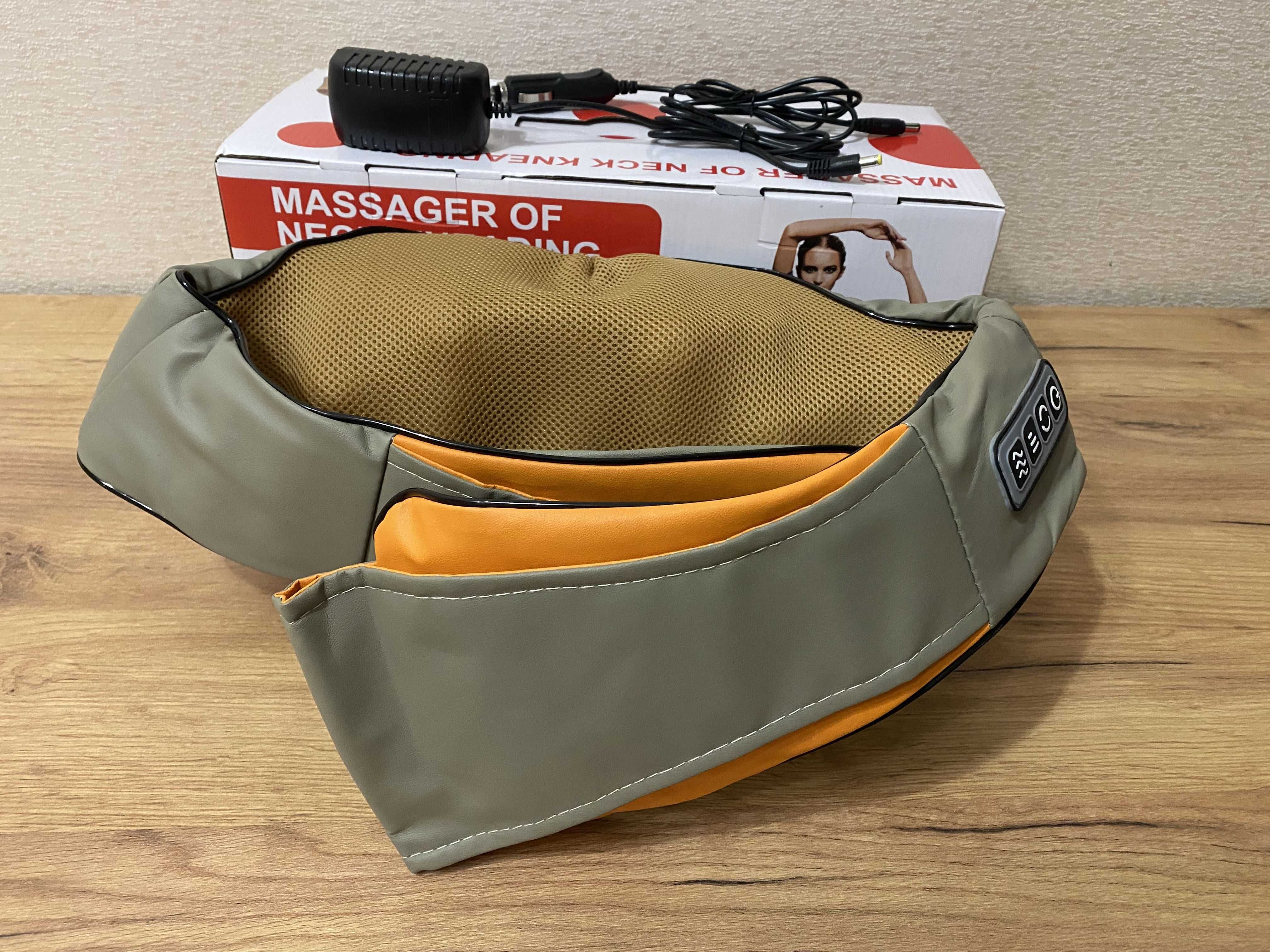 Массажер роликовый для шеи и спины Neck Kneading 12V/220V