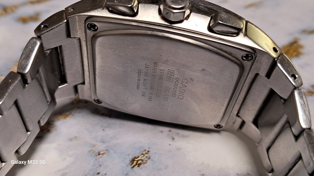Редкие часы Casio Oceanus Chronograph alarm