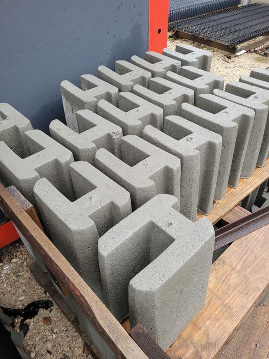 Podmurówka betonowa płyta ogrodzeniowa 25x250 30x250 Panel 3d łącznik