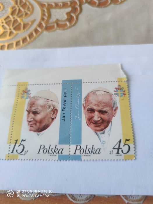 Sprzedam znaczki z Jan Paweł II