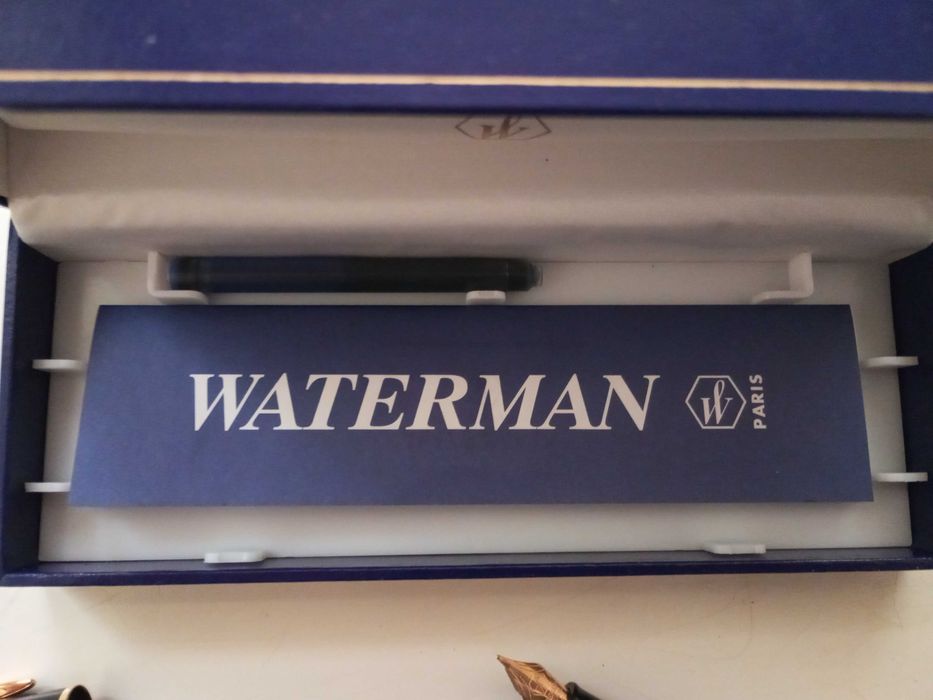 Ручка на подарок. Ручка Waterman Parish 12003 с позолотой. Новая