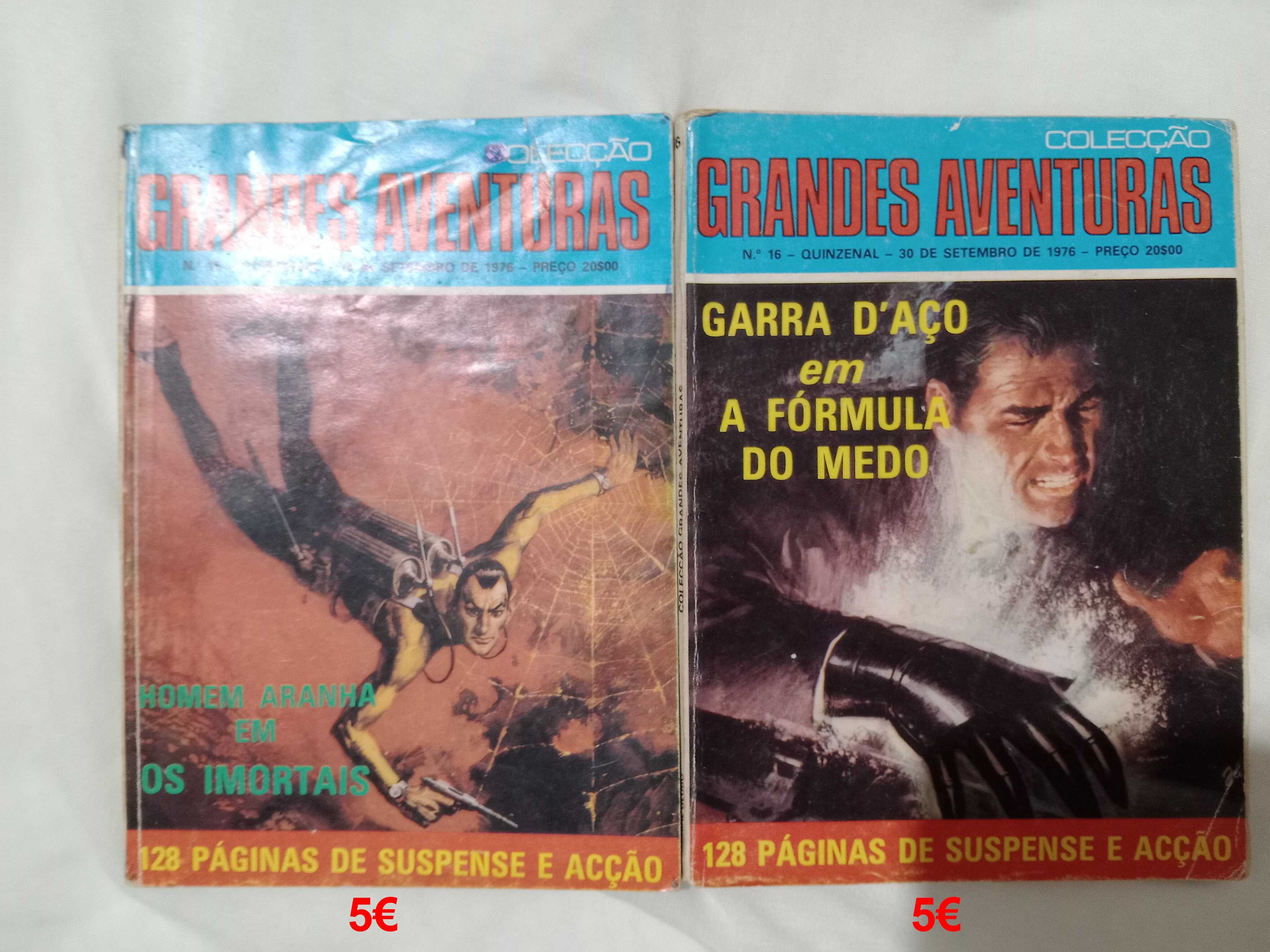 Troco 4 livros BD antiga