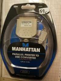 Konwerter USB do drukarki Manhattan długość 1,8 m