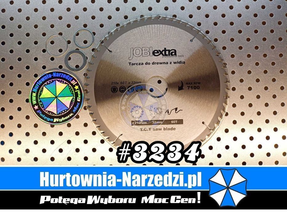 Tarcza do drewna 210mm 60T tarcza do drewna 210mm 60 zębów