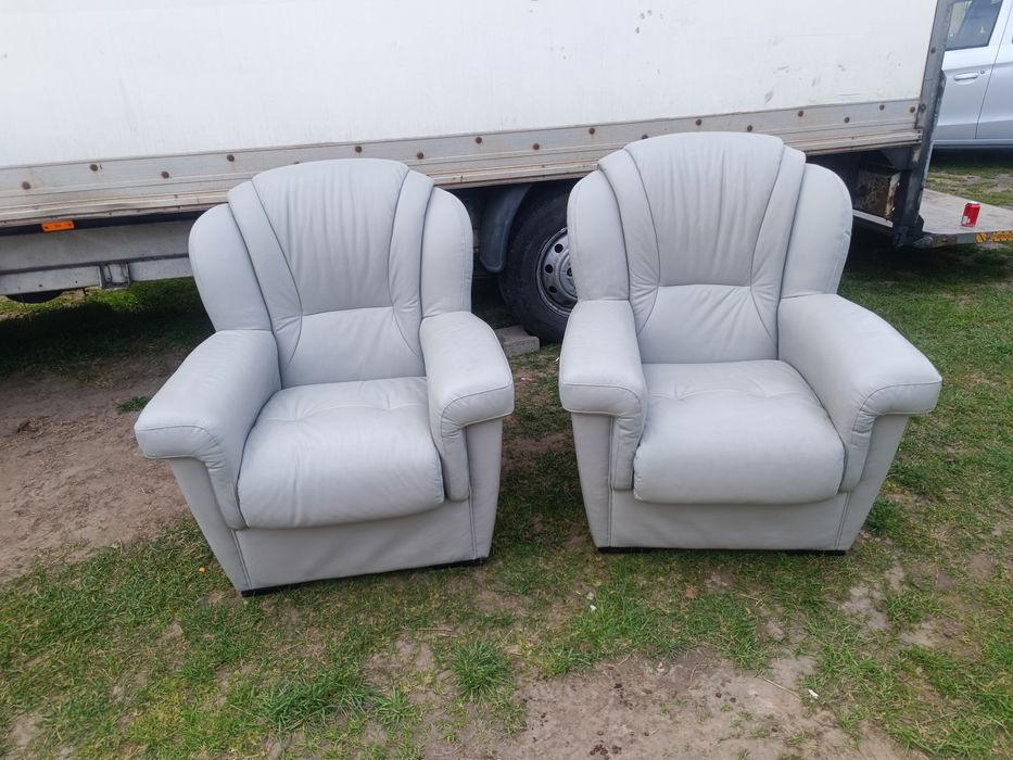 Fotele skórzane Włoska Skóra cena za jeden fotel