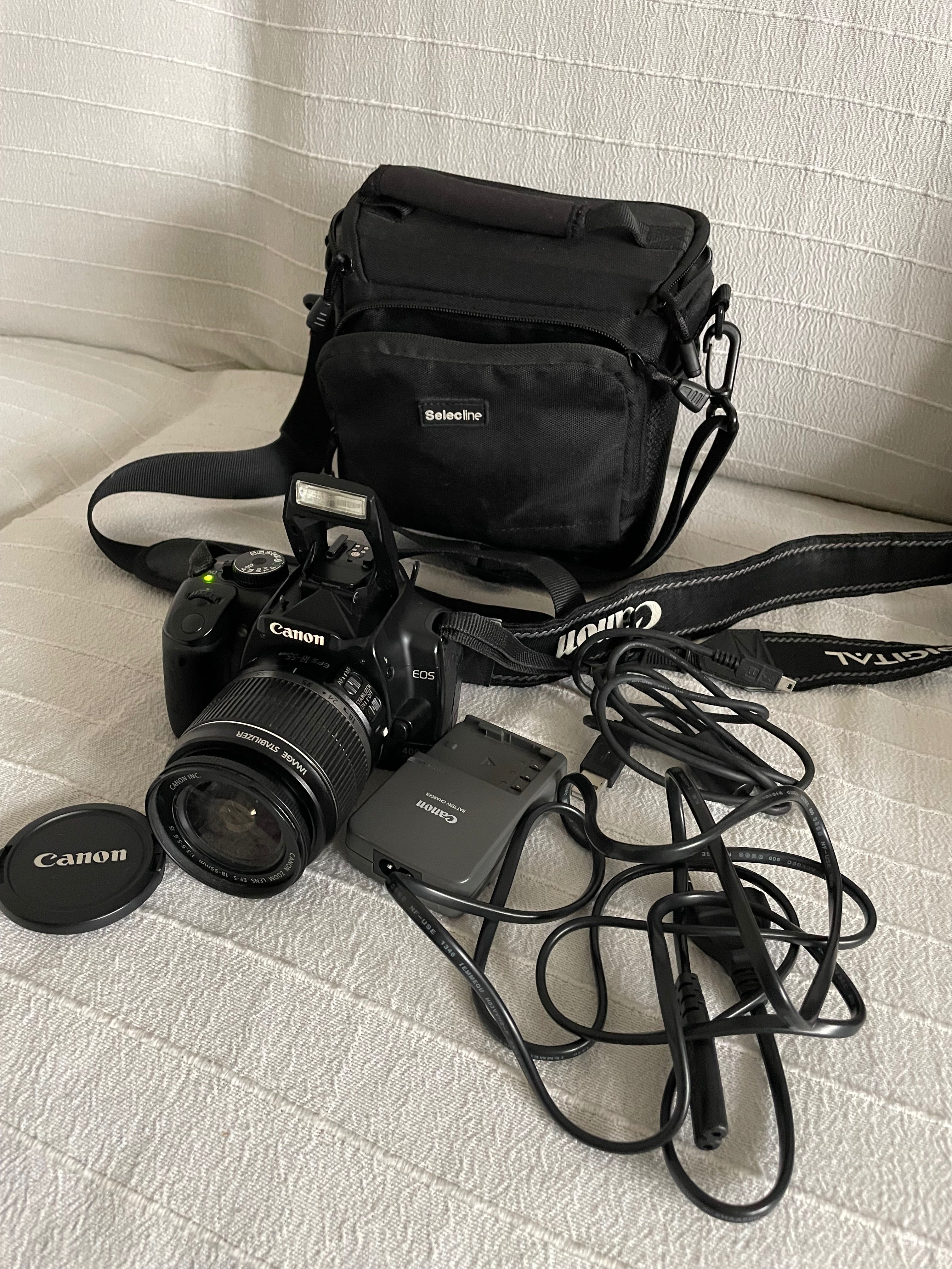 Máquina Fotográfica Cânon 400D bom estado e pouco usada