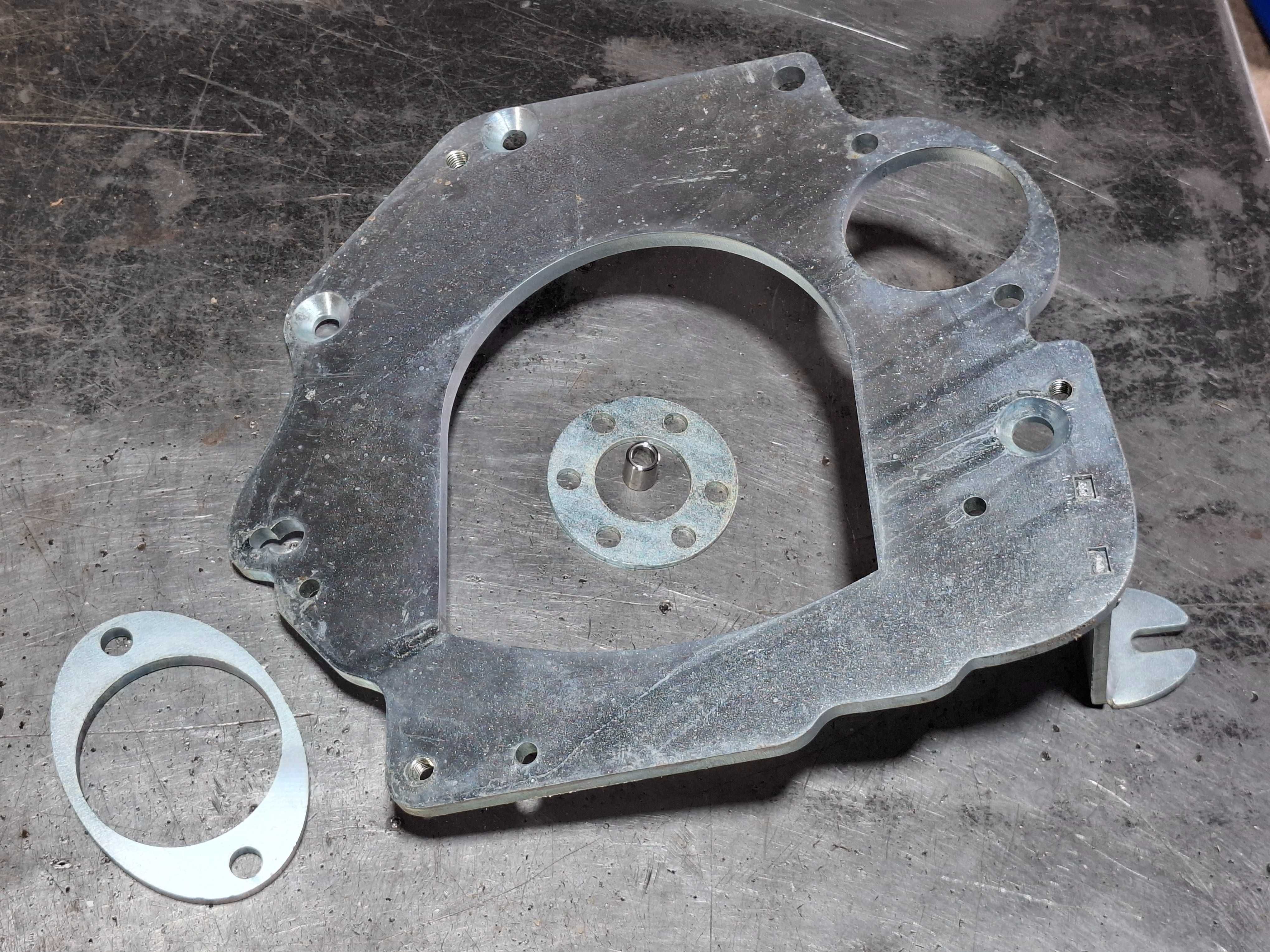 Flansza adapter do połączenia silnika 1,9TDI VW ze skrzynią vitary 1.6