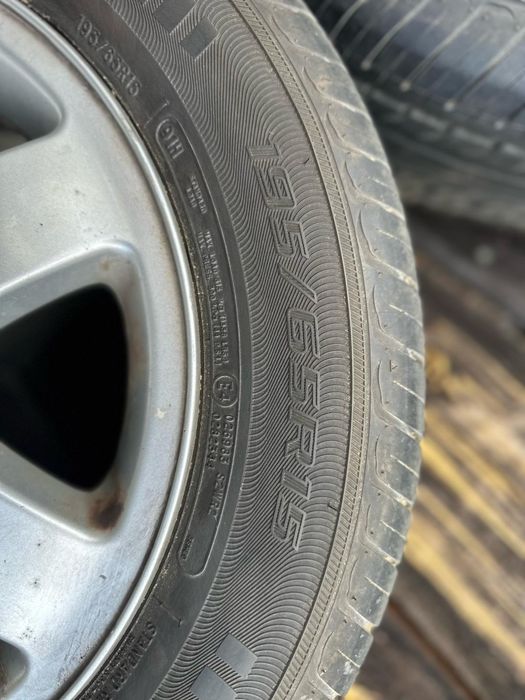 Koła 15" 195/65 R15 – felgi 6Jx15 ET38 z oponami, wyważone GOTOWE