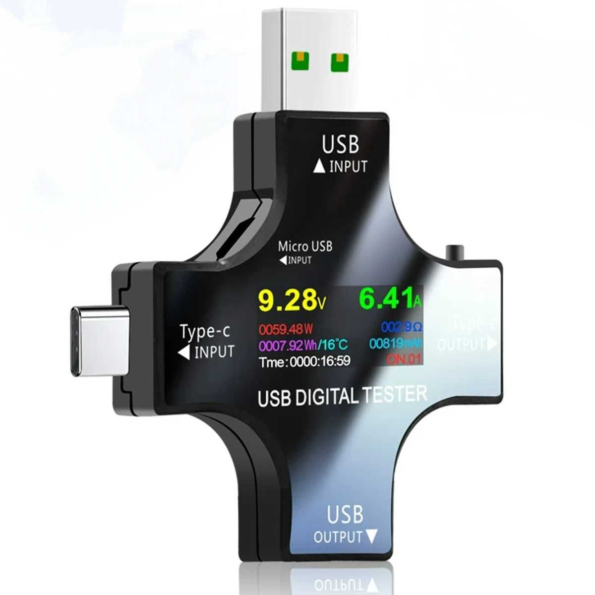 USB юсб тестер Type-C PD – вольтметр, амперметр, детектор заряда