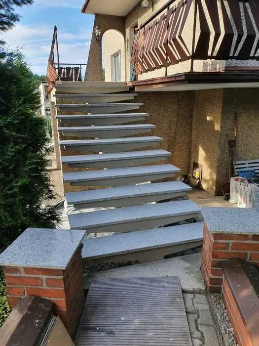 Płytki Granitowe Granit Płyty Kamienne Schody Kamień Naturalny