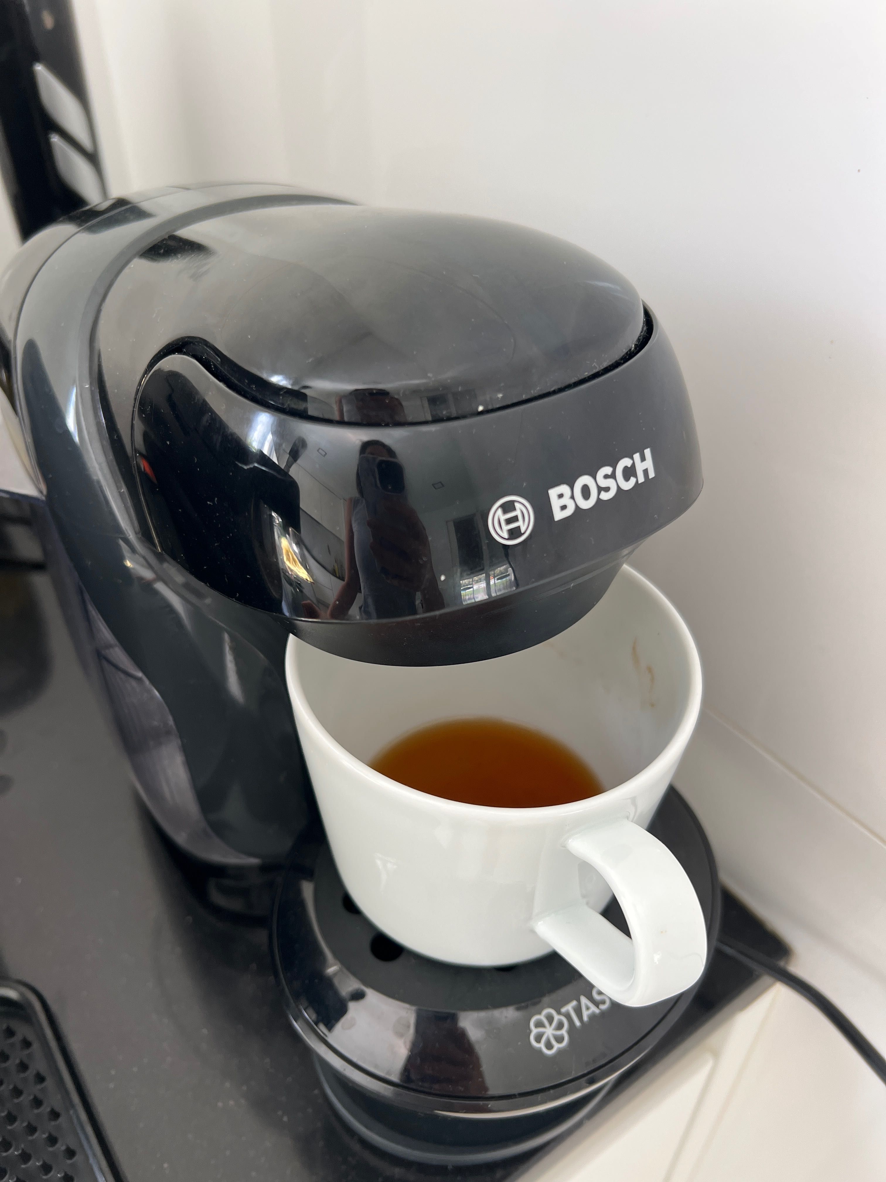 Máquina café Bosch preta
