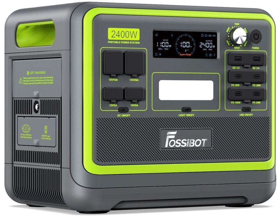Зарядна станція, ББЖ, UPS, екофло Fossibot F2400 Green
