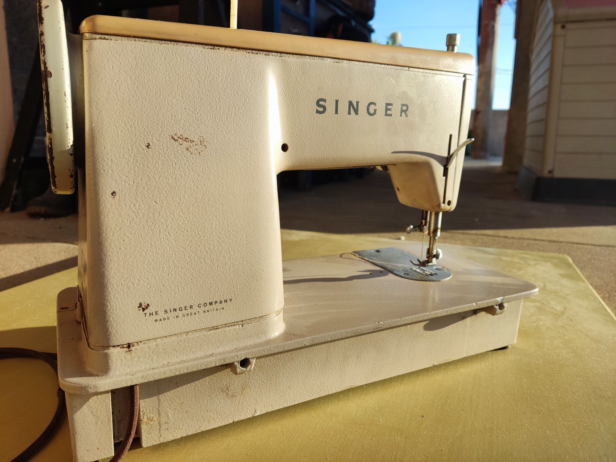 Máquina costura antiga singer