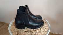 Czarne botki Zara nieocieplane r 40