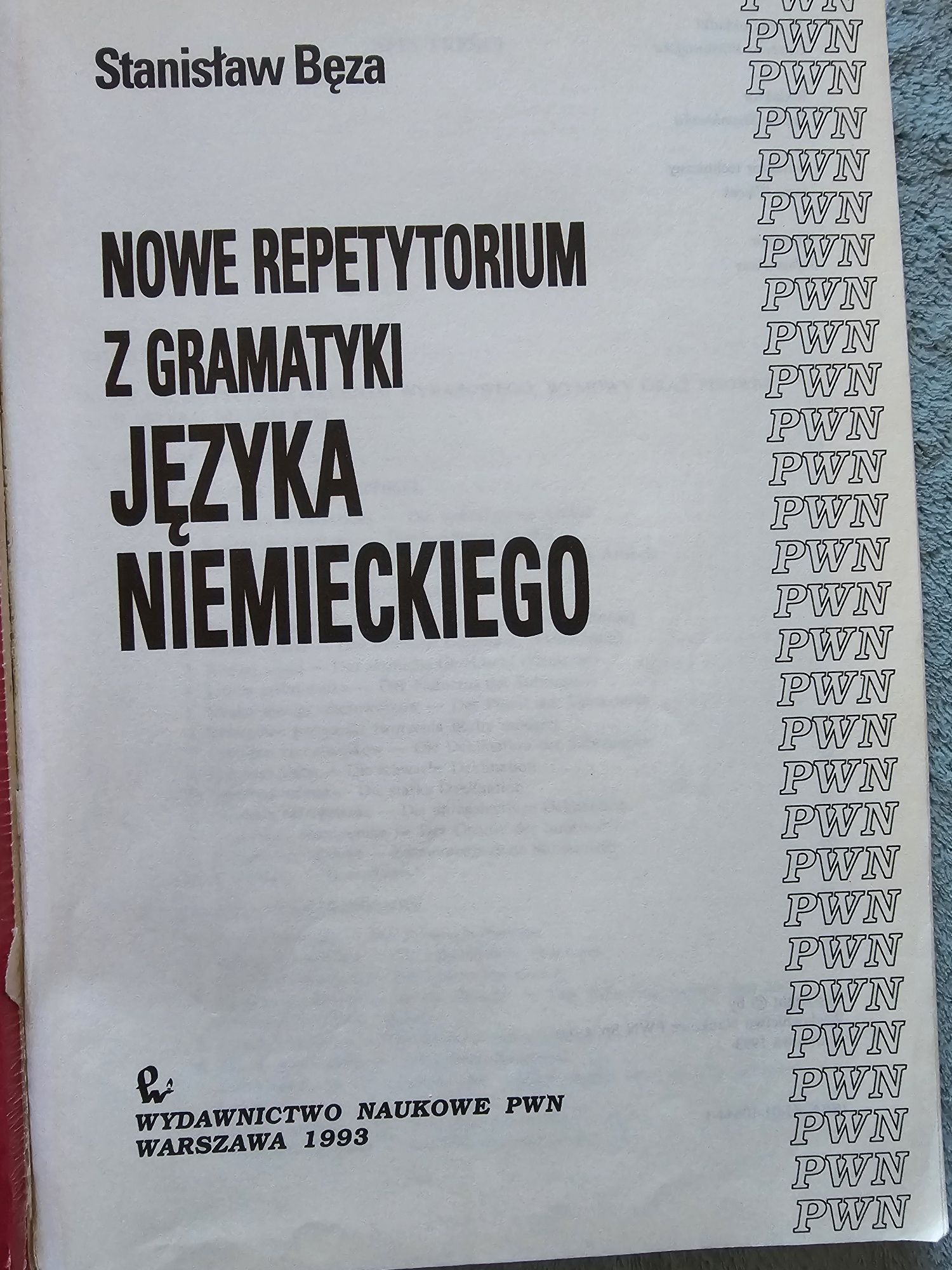Nowe Repetytorium z gramatyki języka niemieckieg