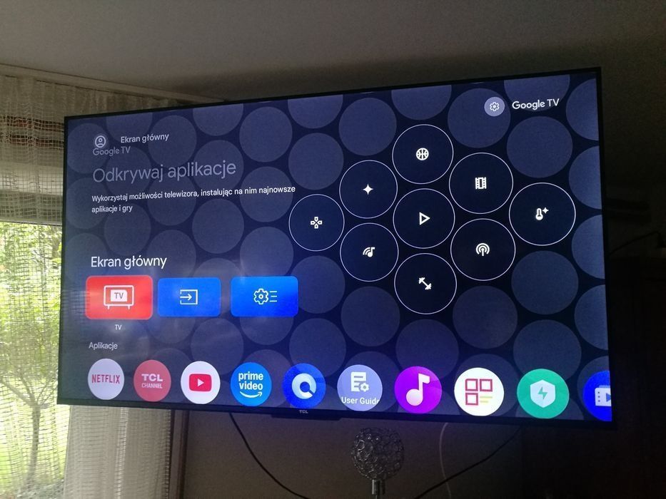 Tcl 50 cali 4k uhd google tv Android 2 lata pudełko