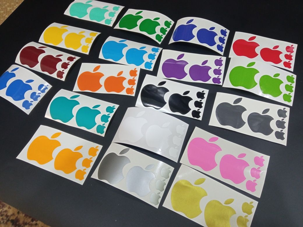 Наклейки на айфон єпл айпед iPhone Apple телефон планшет цветные