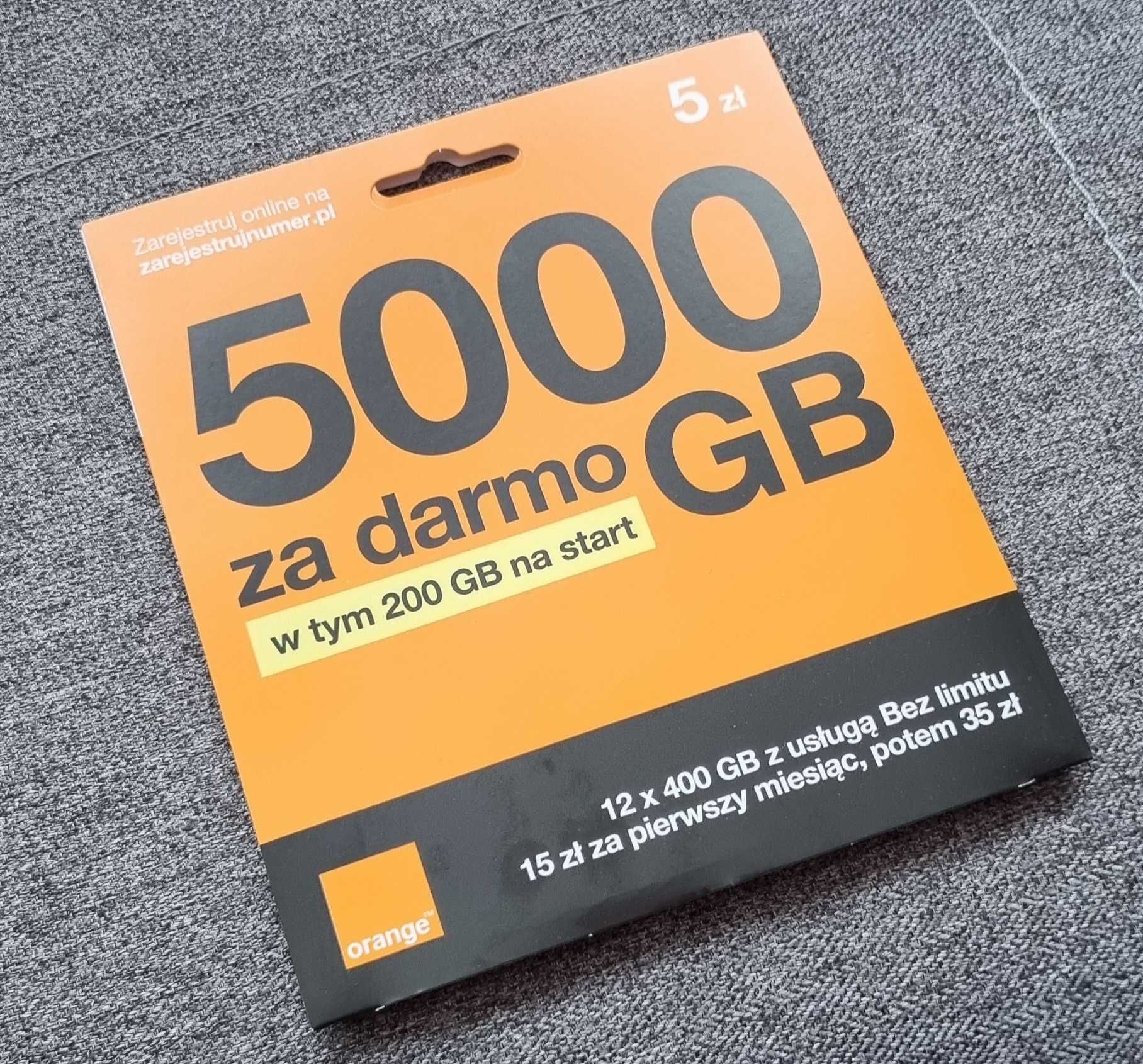 NOWY Starter Orange 5000 GB