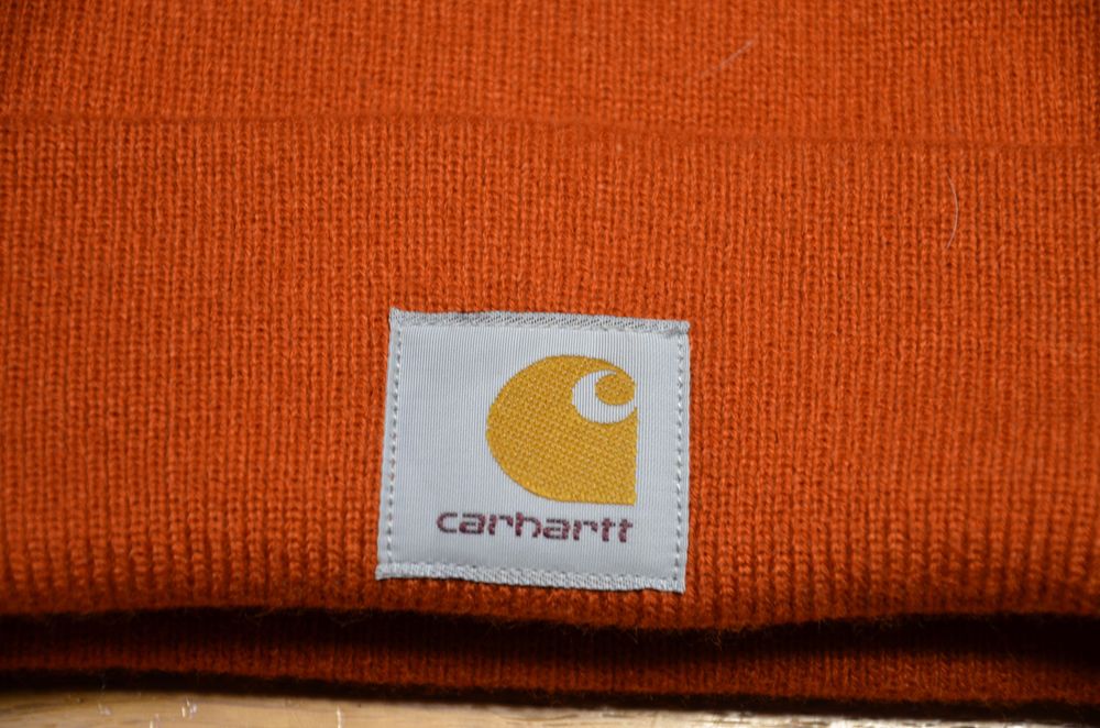 czapka męska Carhartt pomarańczowa