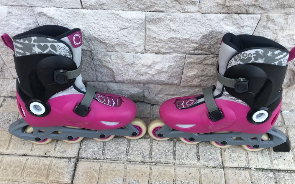 Patins em Linha OXELO = 32 ao 34 - Máximo Peso 60 Kg