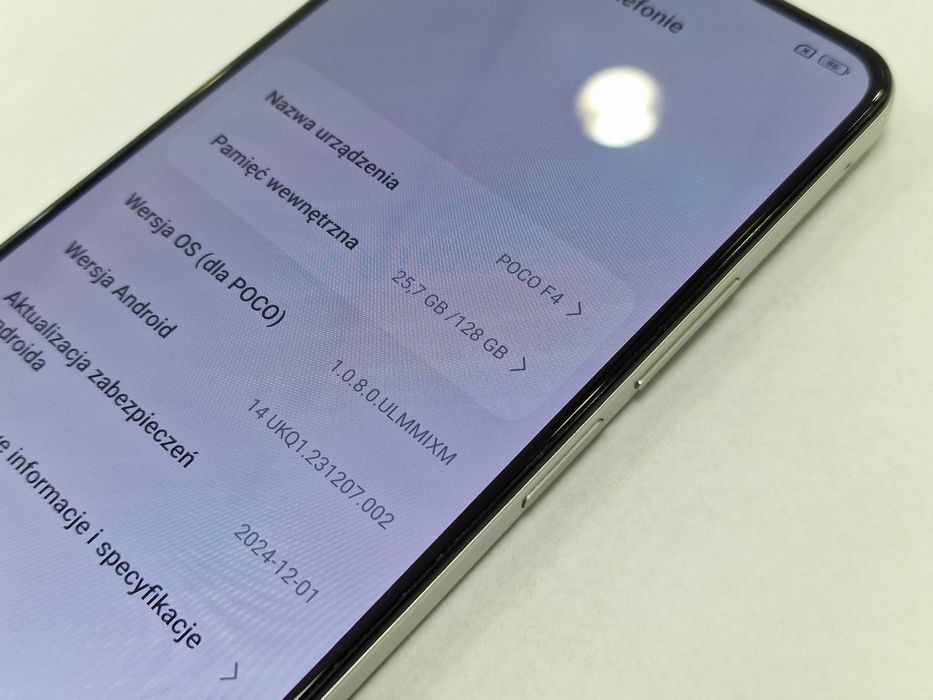 POCO F4 5G Dual SIM/ 8GB/ 128GB/ Silver/ Grade A- + ładowarka