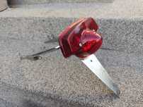 Lampa tylna tył wsk sport 175 S2 Lucas chrom export