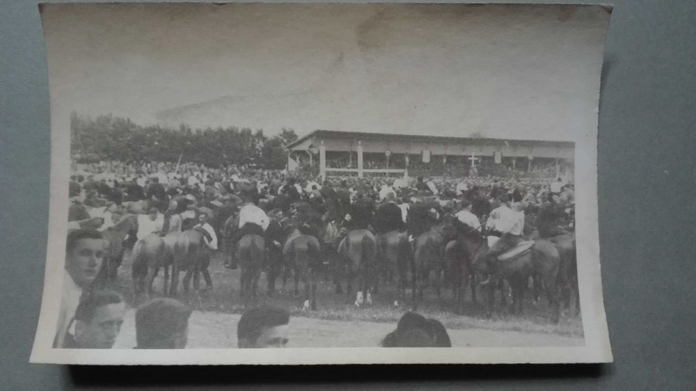 Українські хлопці на конях  Свято 1943р. Немецкая Оккупация листівка