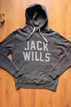 Bluza z kapturem Jack Wills szara rozm. S kangur