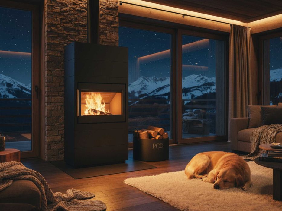 Kominek modułowy premium HWAM 5580C Autopilot 7kw Klasa A+ ECODEISGN