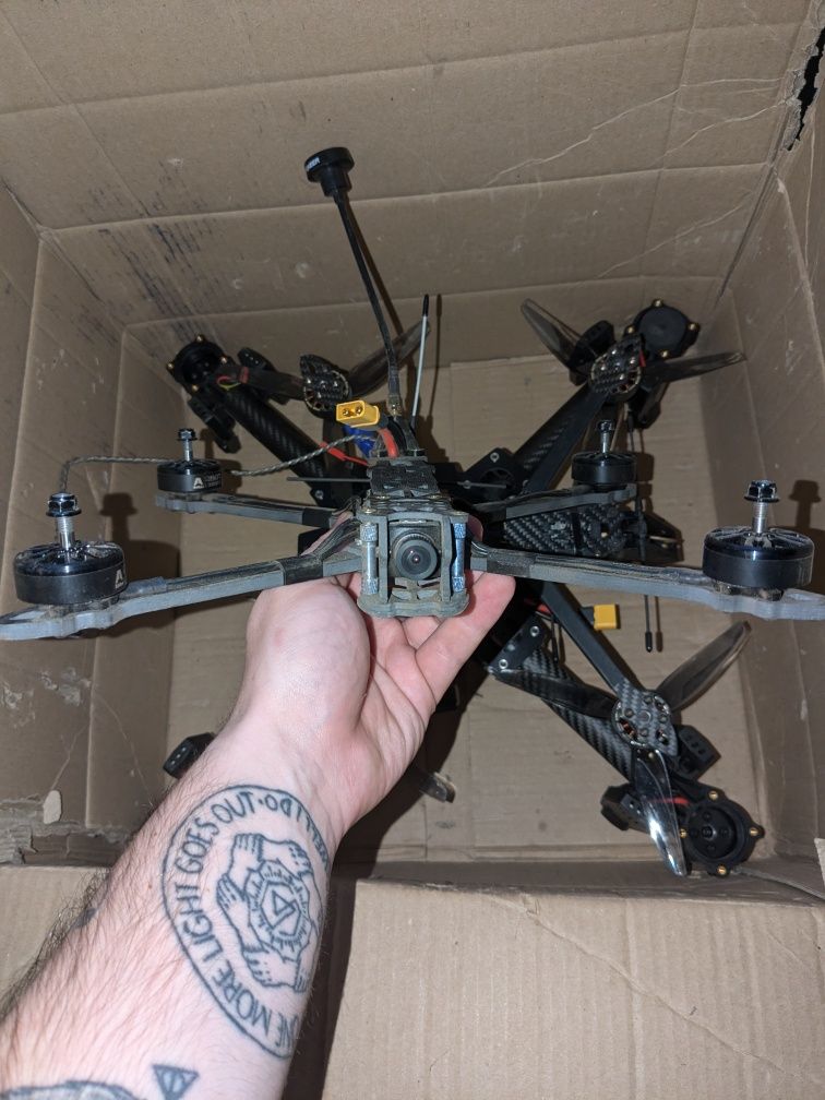 квадрокоптер FPV Colibri Advanced 7 дюймів з батареєю